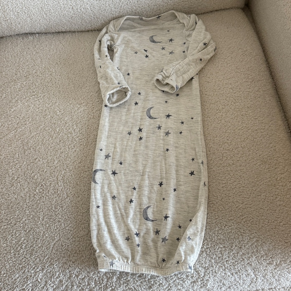 Carter’s Gray Star and Moon Baby Gown